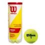 Wilson WRT100101 Palline da Tennis Champ Extra Duty, Tubo con 3 Palline, per Tutte le Superfici, Giallo