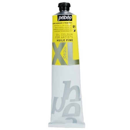 PEBEO - Colore ad Olio Confezione XL, 200 ml, Colore: Giallo cadmio/Limone
