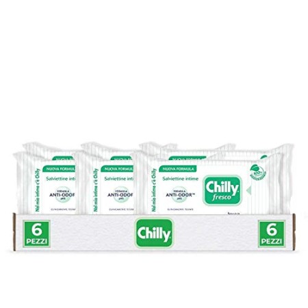 Chilly Salviettine Fresco, 6 confezioni da 12 salviettine