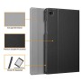 Fintie - Custodia con tastiera per Samsung Galaxy Tab A7 10.4'' 2020 (SM-T500/T505/T507), ultrasottile, leggera, con tastiera Bl
