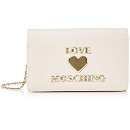 Love Moschino PU, Borsa da donna, Avorio, Normale