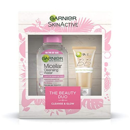 Garnier Skinactive la pulizia e il bagliore beauty Duo set regalo di Natale per Lei