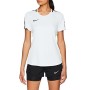 Nike Academy18, T Shirt Donna, White Black, S