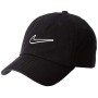 Nike U Nk H86 Cap Essential Swsh, Cappellino da baseball Unisex adulto, Nero Black 010, Taglia unica