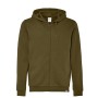 CARE OF by PUMA Felpa da uomo in pile a maniche lunghe con cappuccio e cerniera, Verde (Green), M, Label: M