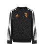 adidas Juve Kids Crswt, Felpa Bambino, Black/White/App Signal Orange, 1112