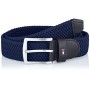 Tommy Hilfiger Denton Elastic 3.5 Cintura, Blu (Sky Captain Cjm), 2 (Taglia Unica: 80) Uomo