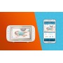 Motorola Halo+ - Over the Crib Baby Video Monitor con unità genitore portatile da 4,3" - App Wi-Fi Hubble connessa per smartpho