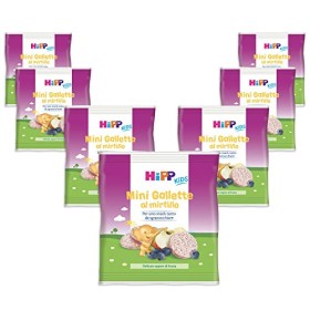 Hipp - Baby Gallette Di Riso Al Mirtillo Bio, 7 Confezioni da 30 G - 210 g