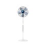 Rowenta VU5840 Turbo Silence Extreme+, Ventilatore a Piantana, Flusso fino a 80 m3/min, 4 Velocità Regolabili, 120° di Diffusi