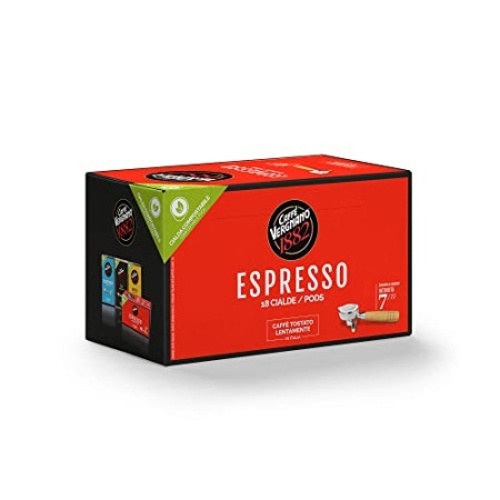 Caffè Vergnano 1882 Cialde Caffè Espresso - 6 confezioni da 18 cialde,  filtro in carta (totale 108)