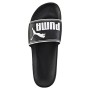 PUMA Leadcat, Scarpe da Spiaggia e Piscina Unisex-Adulto, Nero (Black-White), 44.5 EU