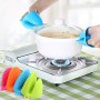 VEGCOO Silicone Presine Presina, 6 Pezzi Mini Guanto da Forno Silicone Guanti per Forno, Antiscivolo, Anti-Scottatura, Resistent