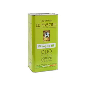 Le Fascine Olio Extravergine d'Oliva Provenzale Biologico 100% Italiano In Latta da 5 Litri Olio Extravergine d'Oliva Biologico 