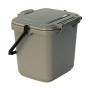 All-Green, 7L compostiera con Guida al compostaggio, Grigio Argento
