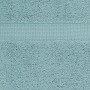 Pinzon - Asciugamani in tessuto misto cotone biologico, set da 6 pezzi, Azzurro (Spa Blue)