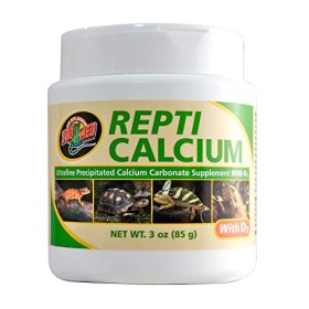 Zoomed Repti Calcium con D3 Integratore per Rettili Confezione da 85 Grammi