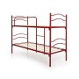DOLCI SOGNI Letto A Castello SCOMPONIBILE Rosso con Rete A DOGHE 80X190