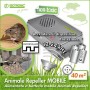 ISOTRONIC Dissuasore a ultrasuoni per topi e ratti repellente scaccia roditori a batteria protezione mobile per giardino casa ca