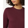 CARE OF by PUMA, Felpa Girocollo da Donna, a Maniche Lunghe in Pille, Rosso (Red), 40, Label: XS