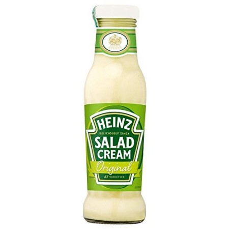 Heinz Salad Cream 285g, deliziosamente piccante, crema di insalata, confezione da 2