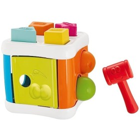 Chicco Cubo 2 in 1 Incastra e Martella, 00009686000000