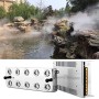 HUKOER 10 Fogger Nebulizzatore ad Ultrasuoni Umidificatore per Rettili