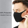 Sooair Maschera, 10 Pezzi Maschera viso Antipolvere Riutilizzabile Lavabile, Unisex Mascherina Elastica in Poliuretano Spugna Ma