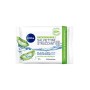 NIVEA Salviettine Struccanti Biodegradabili in confezione da 6 x 25 pezzi, Salviette struccanti con il 100% di fibre vegetali, S