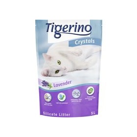 Lettiera Tigerino Crystals Lavanda - 5 l (ca. 2,2 kg)