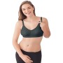 Medela Reggiseno Gravidanza e Allattamento, Nero, L