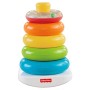 Fisher Price- Piramide 5 Anelli, Giocattolo Impilabile per Bambini 6+ Mesi, FHC92