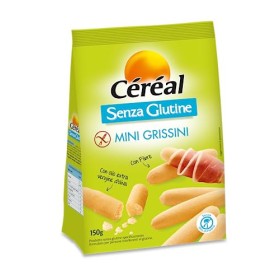 Mini Grissini Senza Glutine - Per snack spuntini o aperitivi Céréal - Confezione da 150 g