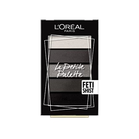 L'Oréal Paris Palette Ombretti La Petite Palette Fetishist 4 Colori e Illuminante per un Look Occhi Smoky-Eye