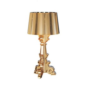 Kartell 907400 Bourgie Lampada, Oro metallizzato, Plastica