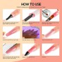 Shelloloh Kit Semipermanente Unghie 4pcs Smalti Semipermenenti Gel UV LED Unghie 6W Lampada LED+UV Fornetto Unghie Kit Completi 