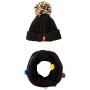 TUC TUC 50635 Set Sciarpa, Guanti e Cappello, Nero (Negro 30), 14 anni Bambina