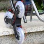 Carrello per la spesa pieghevole, carrello pieghevole a 3 ruote, pieghevole, grande capacità, facile da salire le scale, per sh