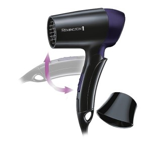 Remington D2400 Asciugacapelli da viaggio, Manico Pieghevole, 2 temperature/2 velocità, 1400 W, Voltaggio universale
