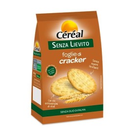 Céréal Foglie di Cracker Senza Lievito, prodotti senza lievito, per la dieta, per Aperitivo o snack - 250 g