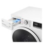 LG F4DT408AIDD Lavasciuga a Carica Frontale 8/5 Kg, Libera Installazione, 1400 Giri/min, Classe A - Lavatrice e Asciugatrice con