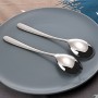 FOXAS Kit de Posate da Insalata Cucchiaio Insalata e forchetta Insalata in Acciaio Inox 304 di Alta qualità e Salad Servers 18/