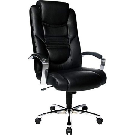 Topstar 8329D60 - Poltrona direzionale Soft Lux, Nero