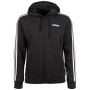 Adidas Essentials 3 Stripes Fullzip French Terry, Track Tops Uomo, Black/White, M