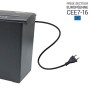 WAYTEX - Distruggidocumenti formato A4, taglio dritto, 10 litri