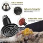 LEDGLE E27 100W trasmettitore riscaldatore Animali lampadina riscaldatore a raggi infrarossi in ceramica, lampada rettile per an