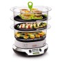 Tefal VS4003 Vitacuisine Compact Vaporiera con Funzione Vitamine Plus, Display Digitale, Ricettario Incluso