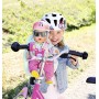 BABY born Fahrradsitz 43cm Play&Fun-Seggiolino per Bicicletta, 43 cm, Colore Rosa + Menta, 827277