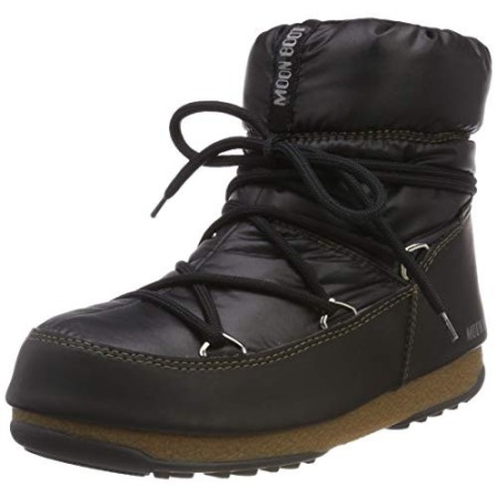 Moon-boot W.E. Low WP, Stivali da Neve Donna, Nero (Nero/Bronzo 001), 36 EU