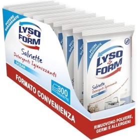 Lysoform Salviette Igienizzanti per Superfici Oceano, Megapack da 10 Confezioni, 300 Salviette